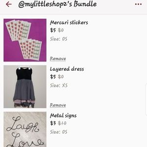 Trade bundle for @mylittleshop2